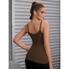 INSPIRE CHIC 2 Pcs Women's Adjustable Straps Tummy Control Long Slim-Fit No Trace Shapewear Camisole - 2 of 4