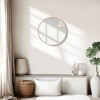 Lirago Luxury Gold Ultra Thin Aluminum Alloy Round Bathroom Mirror Shatterproof Tempered Glass 1.09" D x 20" W x 20" H - 2 of 4