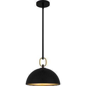Cleo 1-Light Matte Black Pendant - 1 of 4