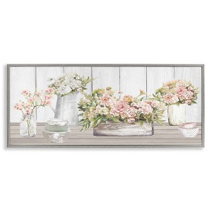 Stupell Industries Farm Table Bouquet Still Life, 24" x 10" - 1 of 4