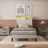 Twin Bed Frame with USB Charging Station & LED Lights - 4 of 4