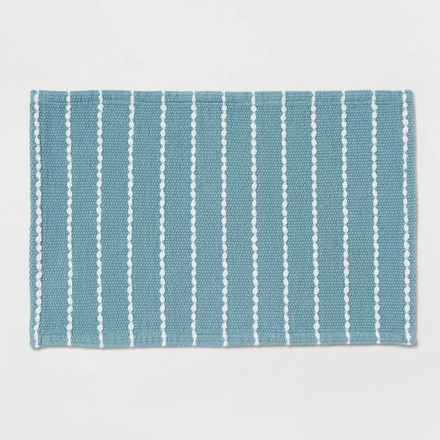 Aqua on sale bath rug