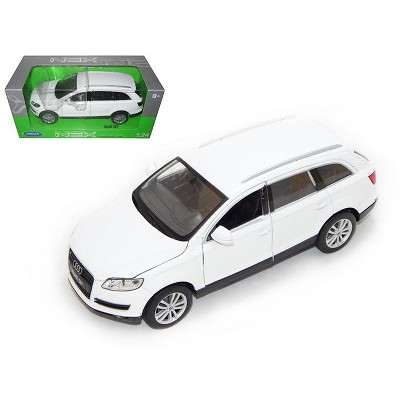 white audi toy car