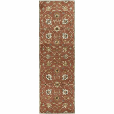 Hauteloom Logville Hand Tufted Rust 1119 Wool Rug