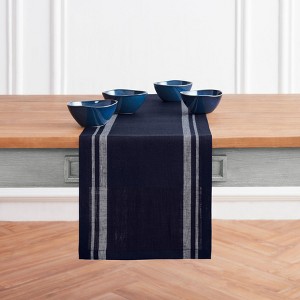 Solino Home Striped Linen Table Runner | French Stripe - 1 of 4