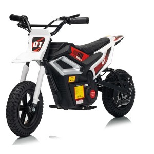 Jojoka 24V Electric Dirt Bike, 350w Electric Motorcycle - Up to 13.67Mile/h Long-Range, Ride on Motorcycle - 1 of 4