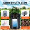 VEVOR DWC Hydroponics Grow System, Hydroponic Growing System with Top Drip Kit, Deep Water Culture 5-Gallon 4 Buckets, with Air Pump, Black - 3 of 4