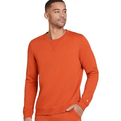 Jockey Men's Cotton Blend Fleece Crew Sweatshirt L Cinnamon Spice : Target