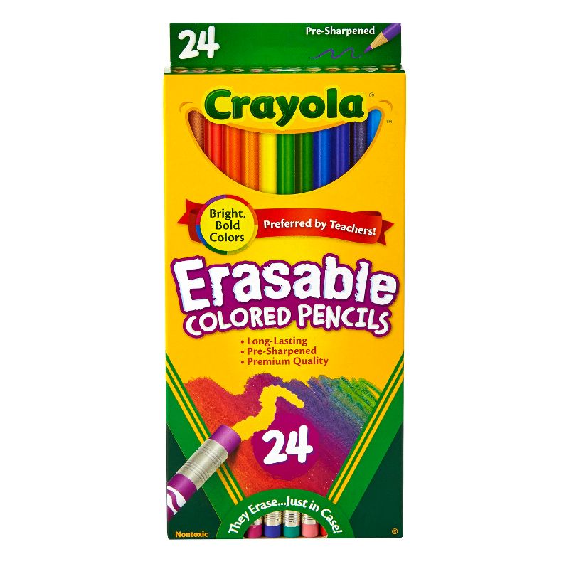 Crayola Erasable Colored Pencils 24ct, 1 of 5
