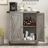 Buffet Cabinet Farmhouse Storage Cabinet with Doors and Shelves, Buffets and Sideboards Entryway Cabinet with Storage - 3 of 4