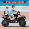 Jojoka 4 Wheel Kids ATV, Bombardier Licensed 4WD Electric ATV, 12V Ride On Toy Car w/4X200W Motors, 2-Seater - 2 of 4