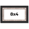 PosterPalooza | Panoramic Simple Silver Picture Frame - UV Acrylic, Foam Board Backing, Hanging Hardware - 2 of 4