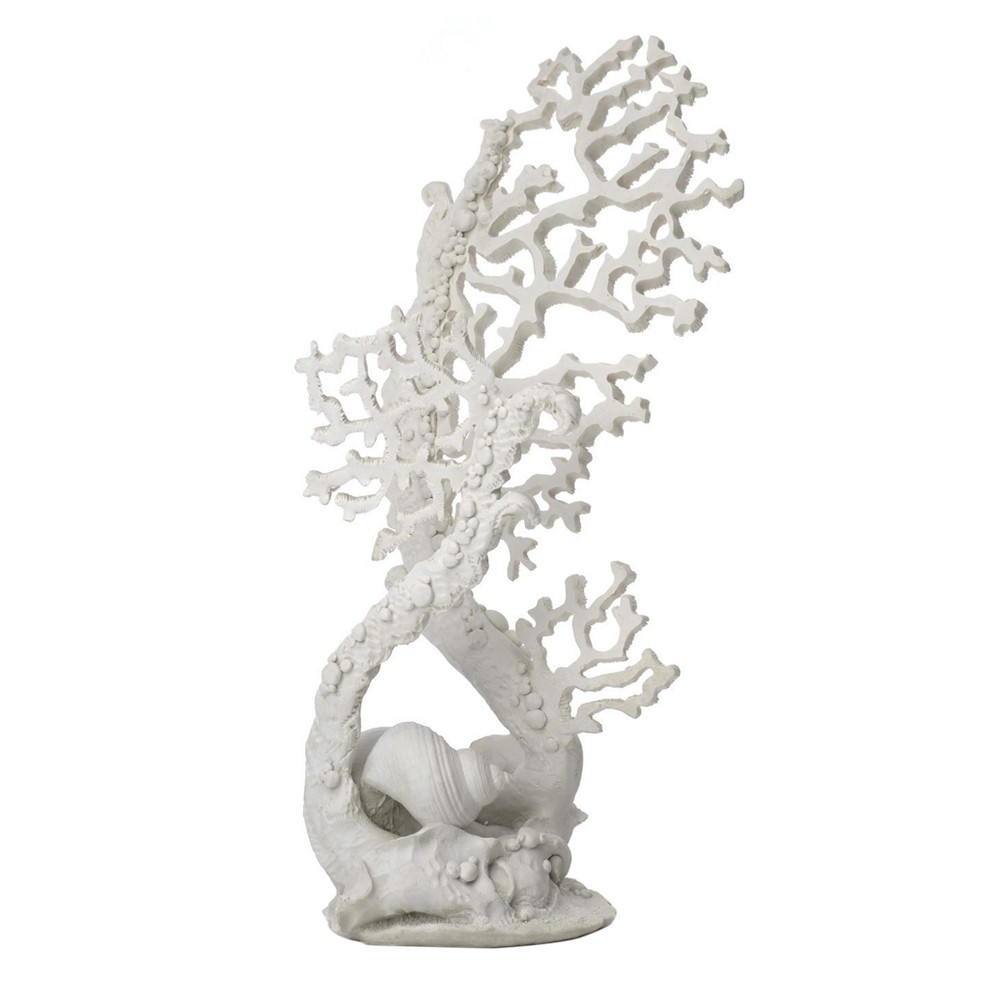 Photos - Aquarium Decoration BiOrb Fan Coral Ornament Aquarium Sculptures - White - L 