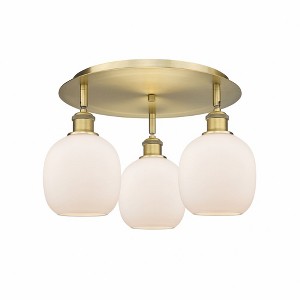 Belfast - 3 Light Flush Mount In Industrial Style-9.5 Inches Tall and 17.75 Inches Wide - 1 of 1
