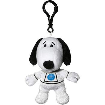 JINX Inc. Snoopy in Space 4 Inch Plush Clip | Snoopy in White Astronaut Suit
