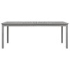 vidaXL Garden Table Grey Solid acacia wood Large Durable Garden Table - 3 of 4