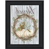 HomeRoots Blessed Wreath Black Framed Print Wall Art - 4 of 4