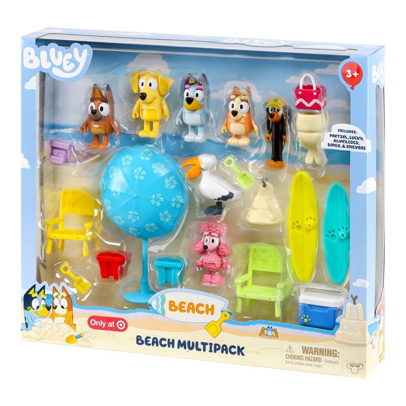 Bluey Figure &#38; Accessory Beach Multipack (Target Exclusive), 5 of 14