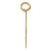 Black Bow Jewelry 14k Yellow Gold Laser Etched Golden Retriever Disc Pendant, 19mm - 2 of 4