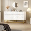 ODK 6-Drawer Fabric Dresser for Bedroom, Small Storage Chest with Wood Top, Modern Nightstand End Table for Closet, Living Room, Clothes Organizer - 2 of 4