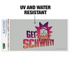 Rick And Morty Get Schwifty Automotive Bumper Sticker - 2 of 4