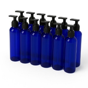 Royal Massage 8oz Bullet Round Massage Oil/Lotion/Liquid Bottle with Saddle Pump - 1 of 4