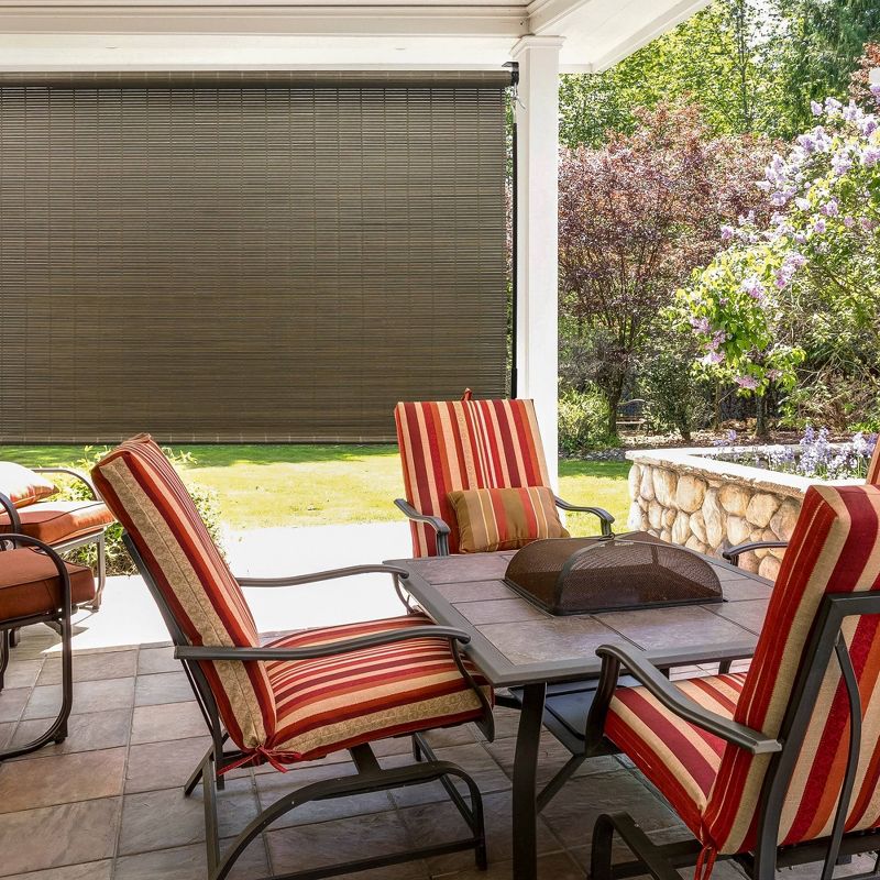 Outdoor Rayon from Bamboo Sunshades with Crank Driftwood - Radiance, 4 of 7