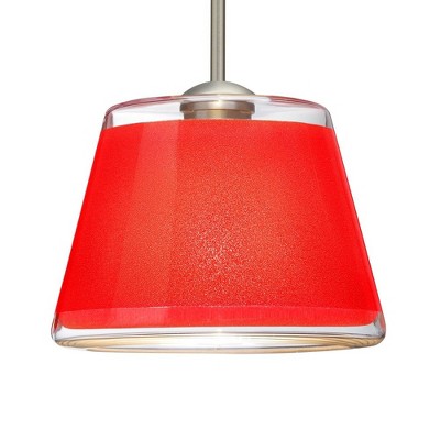 Besa Lighting Pica 9 1 - Light Pendant in  Satin Nickel