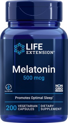 Melatonin 500mcg by Life Extension  -  200 VegCap