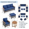 Buenhomino Outdoor PE Wicker Furniture Set – Modular Chairs, Sofas, Ottomans & Tables with All-Weather Cushions for Patio, Garden, Deck & Porch - 4 of 4
