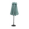 Sapphtopaz 14.8Ft Patio Umbrella Double Sided Outdoor Waterproof Large Umbrella Sun Shades with Crank for Garden, Pool, Backyard, Patio - 4 of 4