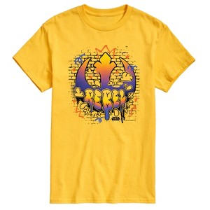 Men's - Star Wars - Rebel Graffiti Short Sleeve Graphic T-Shirt - 1 of 4