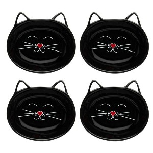 Park Life Designs 1c Oscar Dishes Cat Bowl - Black - 1 of 4
