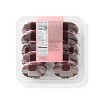 Valentine's Day Pink Frosted Chocolate Cookies - 13.5oz/10ct - Favorite Day™ - image 3 of 3