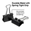 Staples Metal Binder Clips Black Assorted Capacities 15339 - 2 of 4