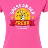 Women's - Peanuts - Snoopy Spass An Der Freud Fitted Graphic T-Shirt - 2 of 4