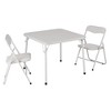Kids' 5-Piece Folding Table & Chairs Set - Upholstered Portable Metal Frame Activity Set for Eating/Reading/Playing - 2 of 4