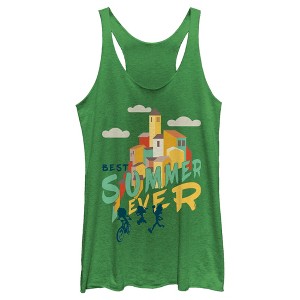Women's Luca Best Summer Ever Racerback Tank Top - 1 of 4