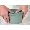 Tupperware Heritage 2pk 7.5c Plastic Cookie Canisters Green