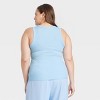 Women's Slim Fit Ribbed Tank Top - A New Day™ - 2 of 3