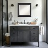 Amanti Art Oliver Beveled Wood Framed Bathroom Vanity Wall Mirror - 4 of 4