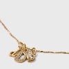 14K Gold Dipped Charm Initial Pendant Necklace - A New Day™ Gold - 4 of 4