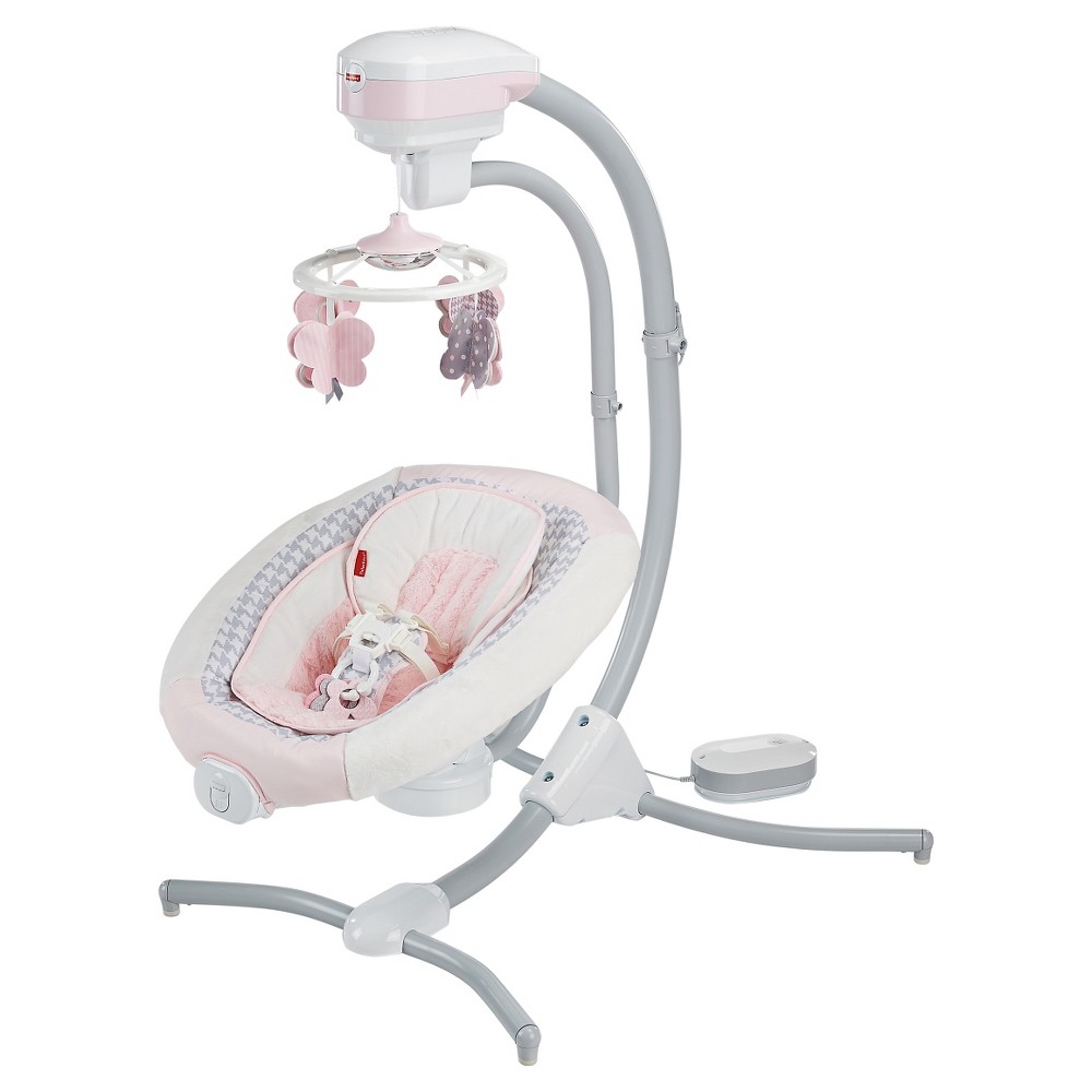 Upc 887961468939 Fisher Price Sweet Surroundings Butterfly Friends Deluxe Cradle N Swing Off Wh Upcitemdb Com