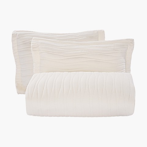 VEVOR Queen Quilt Set, 3-Piece Lightweight Comforter, Microfiber Queen Size Bedding Set, Beige Bedspreads with 1 Quilt and 2 Pillow Shams, Beige
