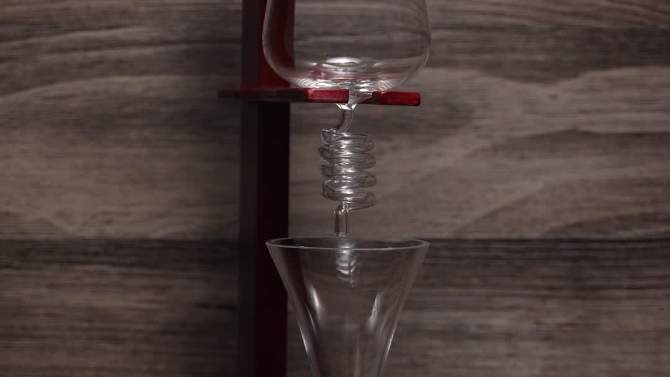 The Wine Savant Wine Tower Decanting & Aerator Set, Unique Wine Decanter, Enhances Flavors & Aromas - 2250 ml, 2 of 8, play video