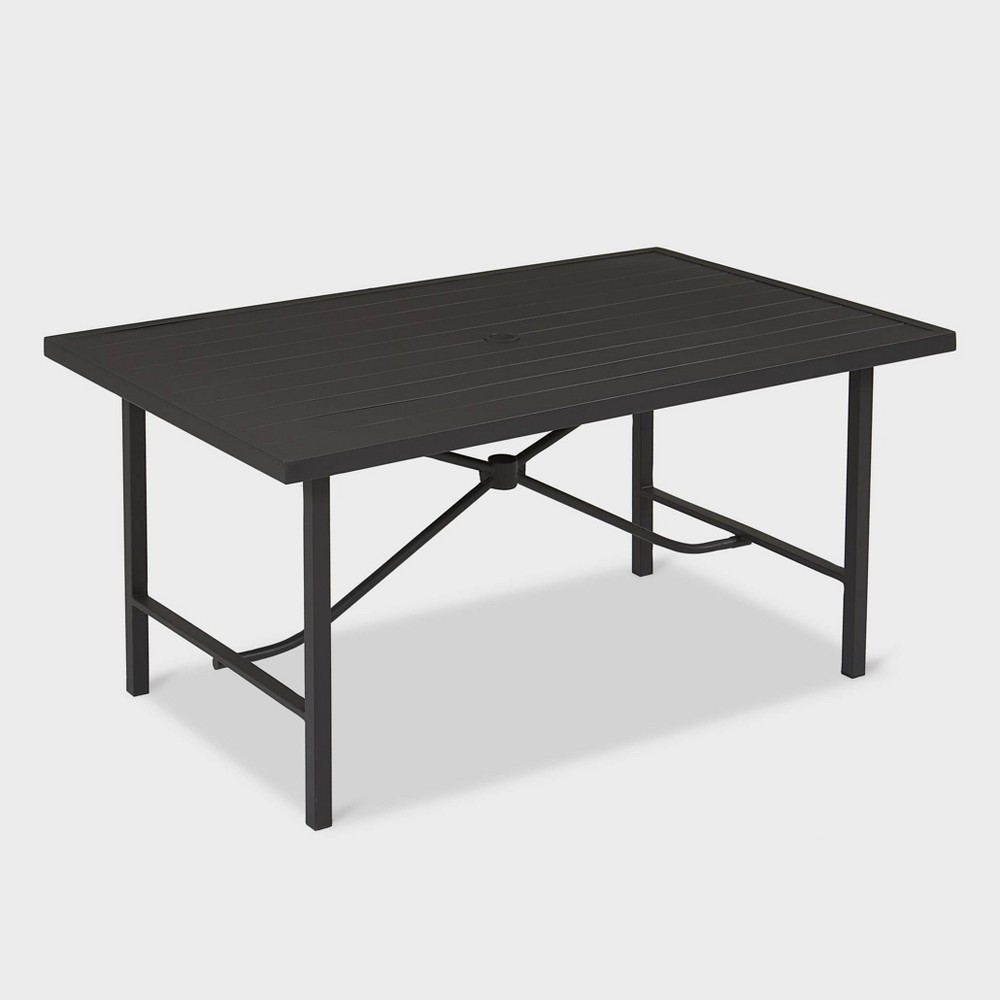 COSCO Outdoor Furniture, Patio Dining Table, Steel, Charcoal