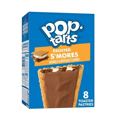 Pop-Tarts Frosted S'mores Toaster Pastries, Breakfast Foods, Shelf-Stable, 13.5 oz (8 Count), Pack of 4