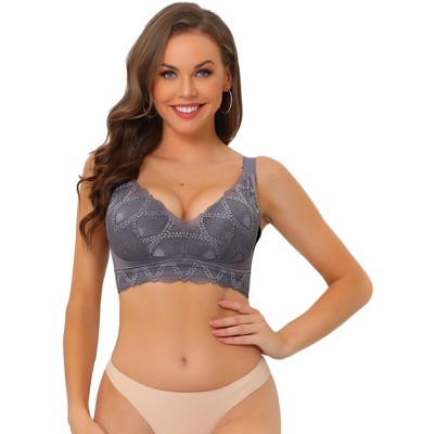 Agnes Orinda Women's Wirefree Comfortable Soft Push-up Lace