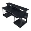 Acme Furniture Megara 72" Decorative Bookshelf Cherry and Black: Sturdy Metal Frame, Wood Composite Surface, Open Storage Shelf - 4 of 4