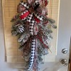 Northlight 30" Unlit Canadian Pine Artificial Christmas Teardrop Door Swag - 3 of 3